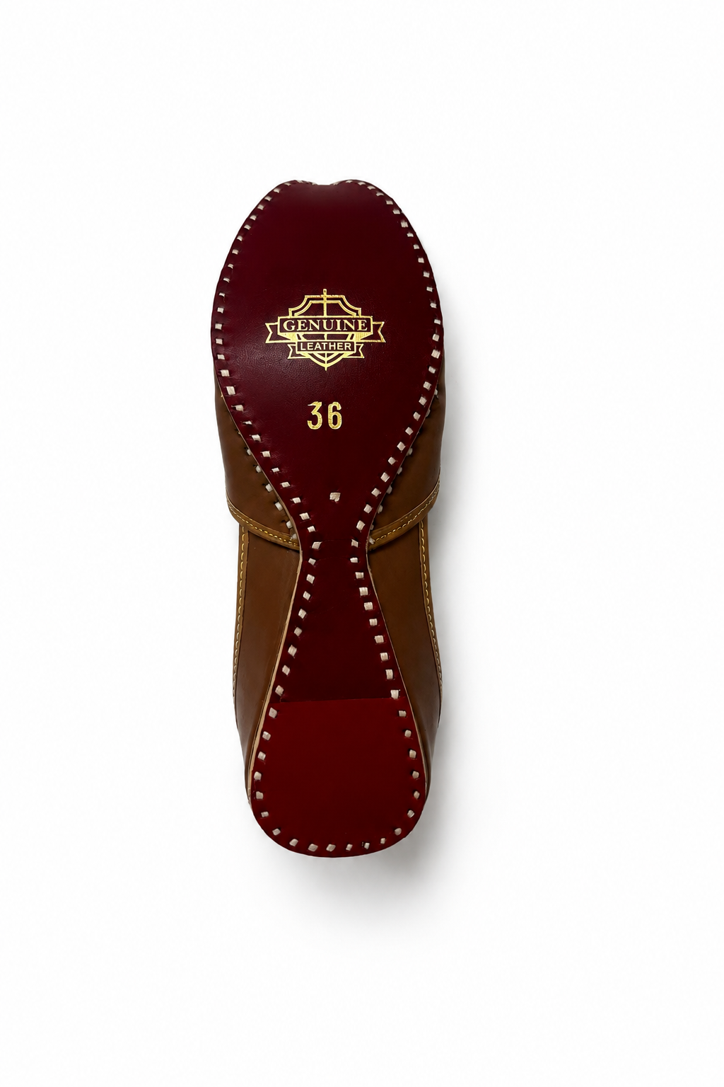 Jhhilmil Brown Embellished Jutti