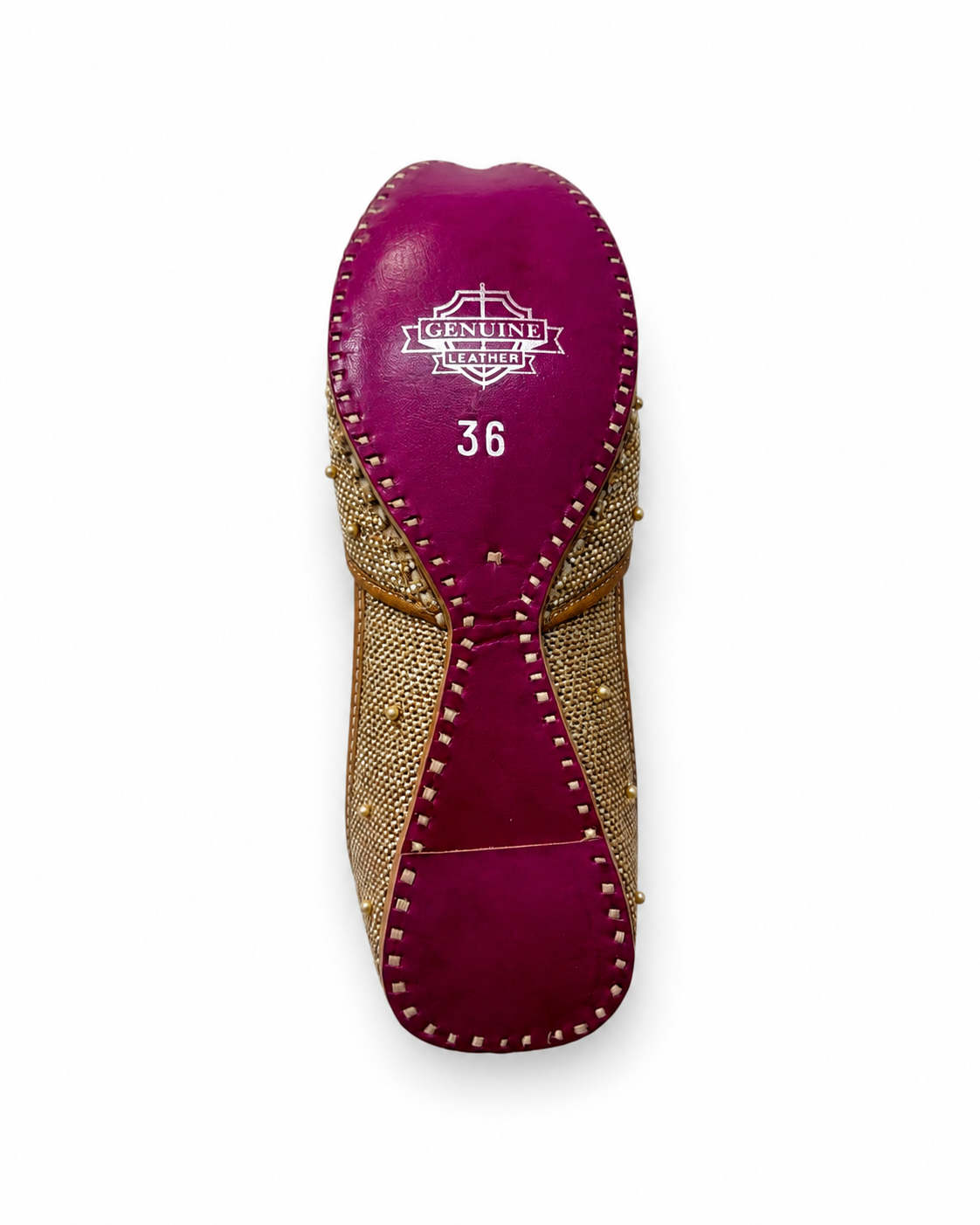 Aira Beige Embellished Ethnic Flats