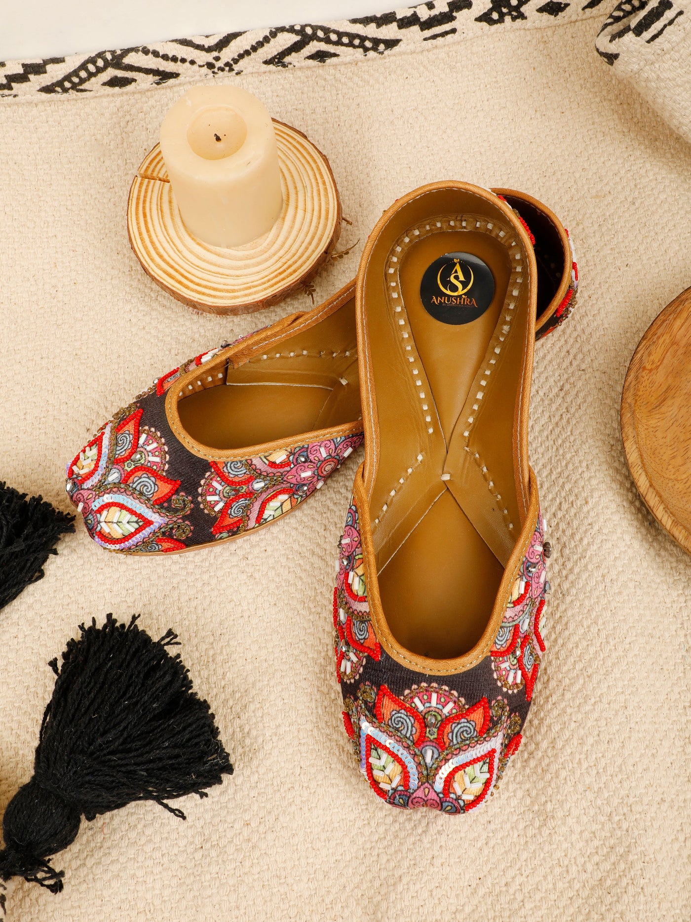 Rangriti Kalamkari Jutti