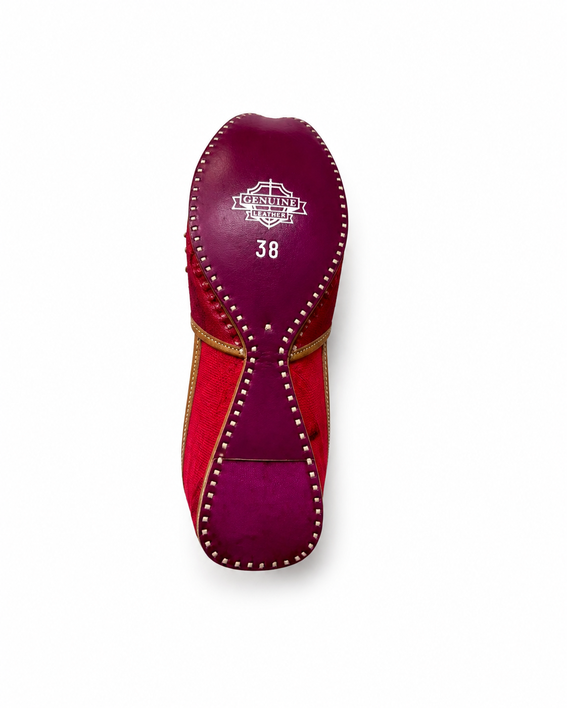 Magenta Pink Embellished Ethnic Jutti
