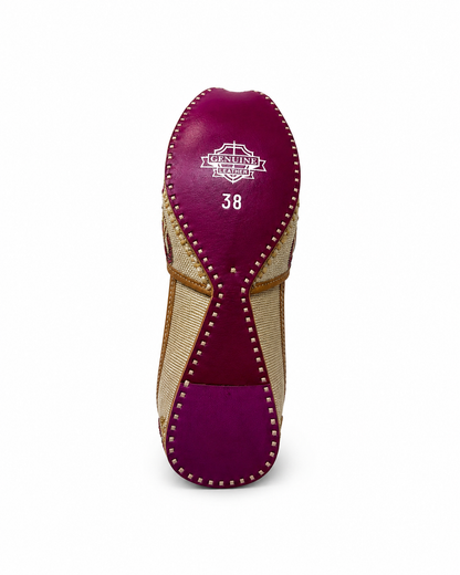 Rajwadi Gold Embellished Jutti